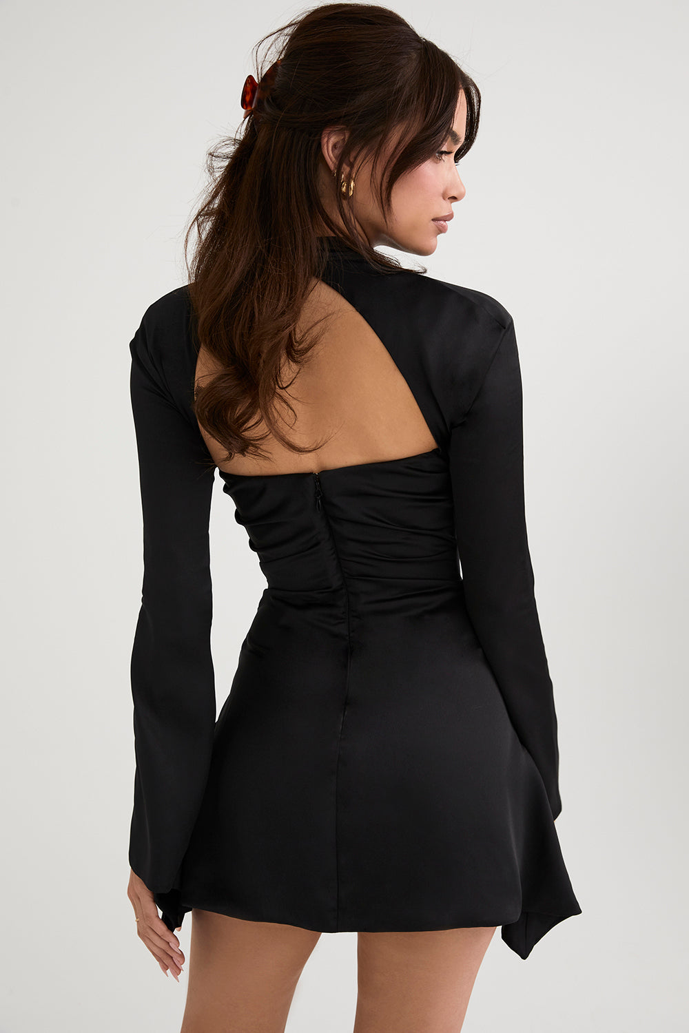 Robe corset drapée