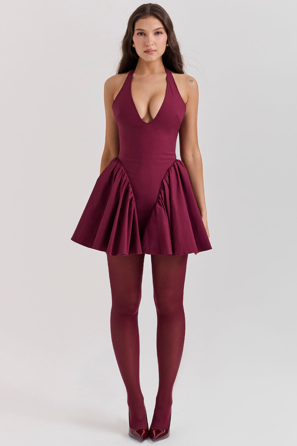 Mini-robe dos nu