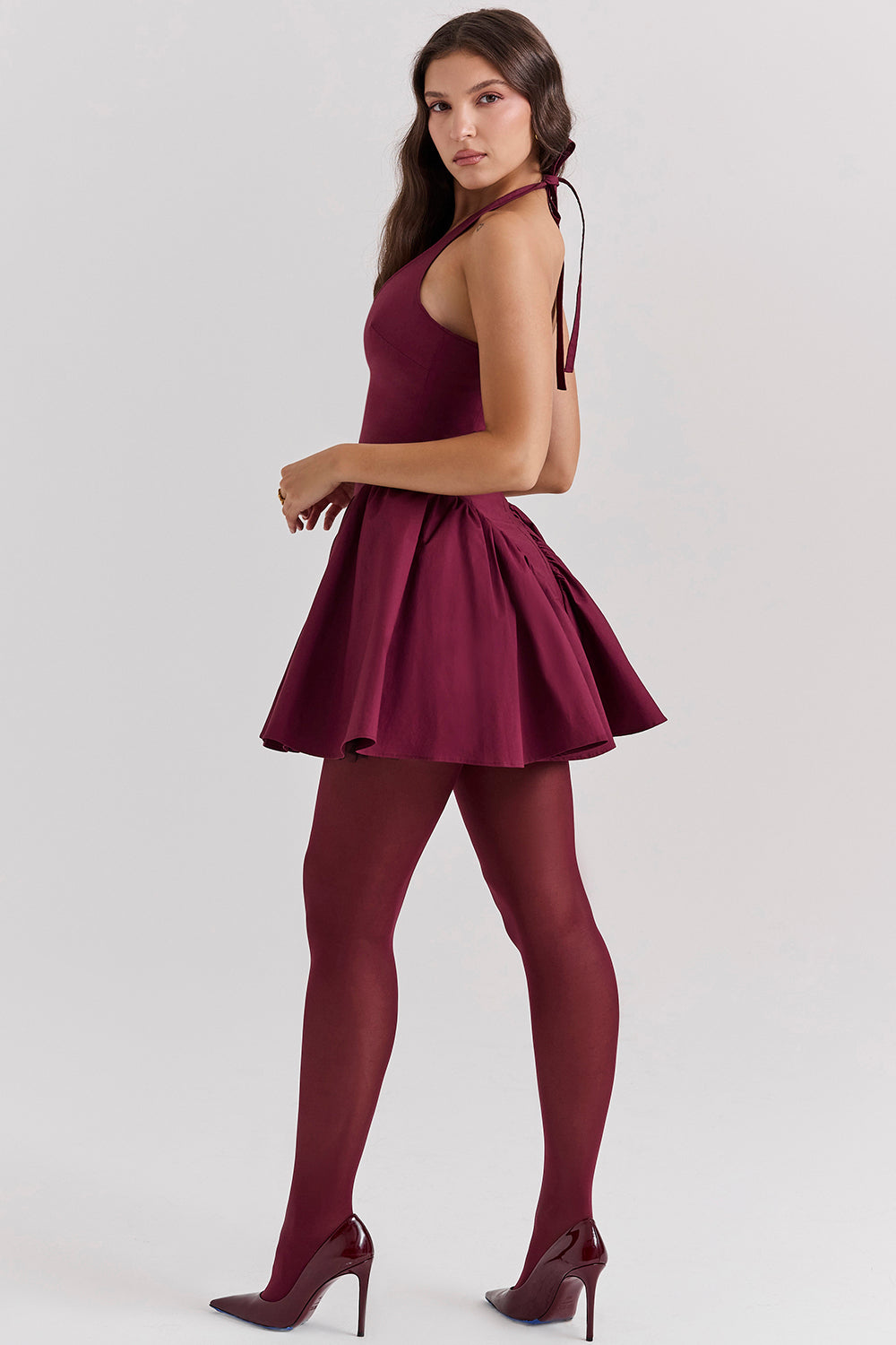 Mini-robe dos nu