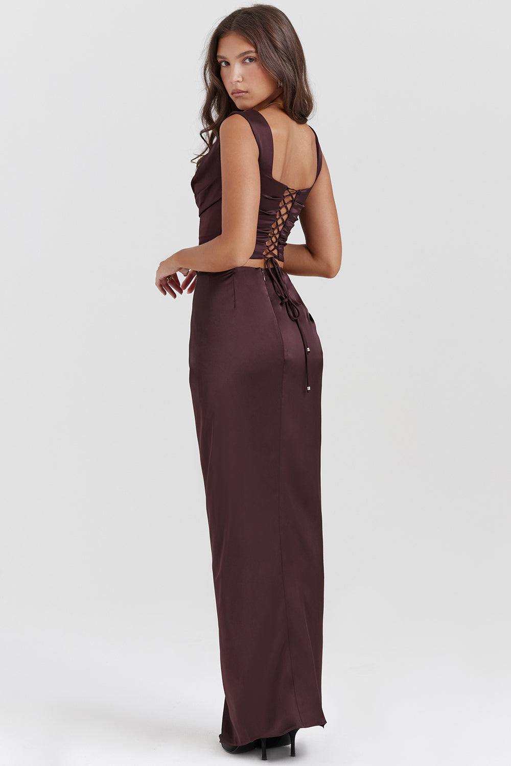 Ensemble corset riche et jupe longue